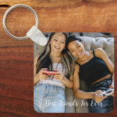 Aangepaste foto Best Friends Forever Custom Sleutelhanger (Voorkant)