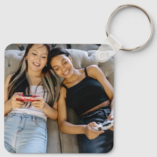Aangepaste foto Best Friends Forever Custom Sleutelhanger (Achterkant)