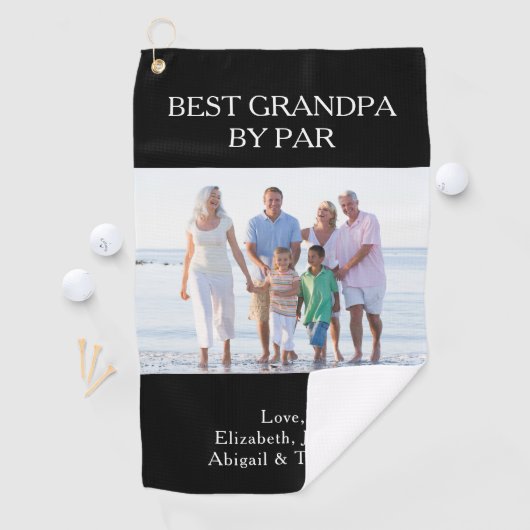 Aangepaste foto Best Grandpa by Par Golfhanddoek (Insitu)