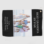 Aangepaste foto Best Grandpa by Par Golfhanddoek (Horizontaal)