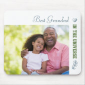 Aangepaste foto - Beste Grandad in het Universum Muismat (Voorkant)