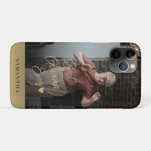 Aangepaste foto beste grootmaanscriptnaam geperson Case-Mate iPhone case (Achterkant (horizontaal))