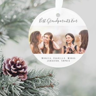 Aangepaste foto Beste grootouders Oosters kleinkin Ornament