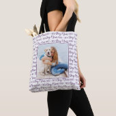 Aangepaste foto Beste hond Mam Tote Bag (Dichtbij)