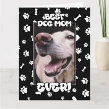 Aangepaste foto Beste hond-moeder ooit Moederdag