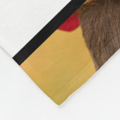 Aangepaste foto beste hond vader ooit fleece deken (Hoek)