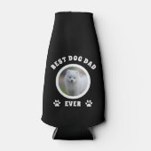 Aangepaste foto beste hond vader ooit flesjeskoeler (Voorkant)