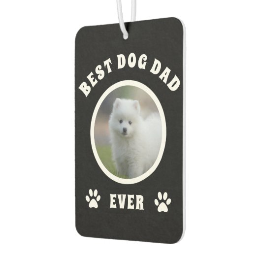 Aangepaste foto beste hond vader ooit luchtverfrisser (Links)