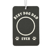 Aangepaste foto beste hond vader ooit luchtverfrisser (Achterkant)