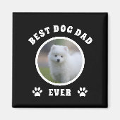 Aangepaste foto beste hond vader ooit magneet (Voorkant)