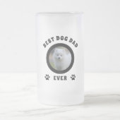 Aangepaste foto beste hond vader ooit matglas bierpul (Center)