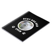 Aangepaste foto beste hond vader ooit notitieboek (Linkerzijde)