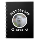 Aangepaste foto beste hond vader ooit notitieboek (Voorkant)