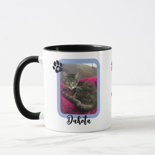 Aangepaste foto Beste kat ooit Mok (Links)