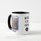 Aangepaste foto Beste kat ooit Mok (Voorkant links)