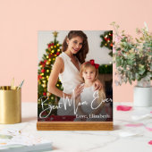 Aangepaste foto beste mam ooit acryl bord (Huwelijk)
