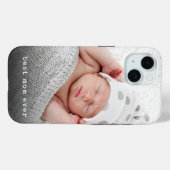 Aangepaste foto Beste Mam ooit Case-Mate iPhone Case (Achterkant (horizontaal))