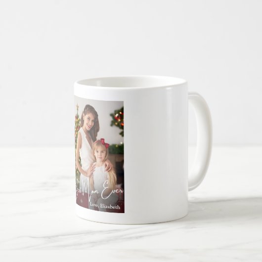 Aangepaste foto beste mam ooit koffiemok (Voorkant rechts)