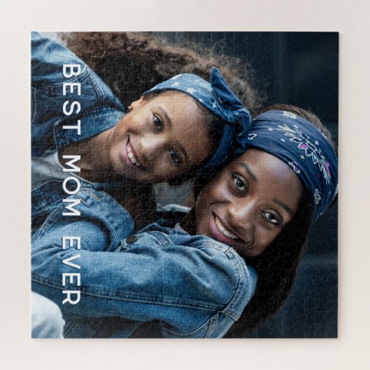 Aangepaste foto Beste Mam ooit Legpuzzel (Horizontaal)