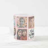 Aangepaste foto beste mam ooit matglas koffiemok (Voorkant links)