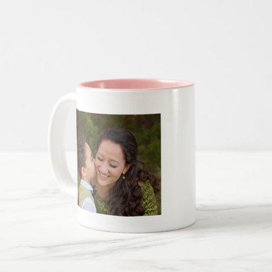 Aangepaste foto Beste Mam ooit Mok (Voorkant links)