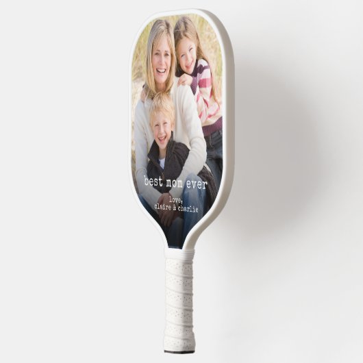 Aangepaste foto beste mam ooit pickleball paddle (Links)