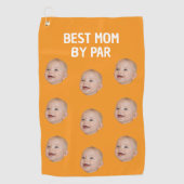 Aangepaste foto Beste moeder door par Gepersonalis Golfhanddoek (Voorkant)