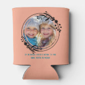 Aangepaste foto Beste moeder en familie moederdag Blikjeskoeler (Achterkant)