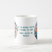 Aangepaste foto Beste moeder en familie moederdag Koffiemok (Center)