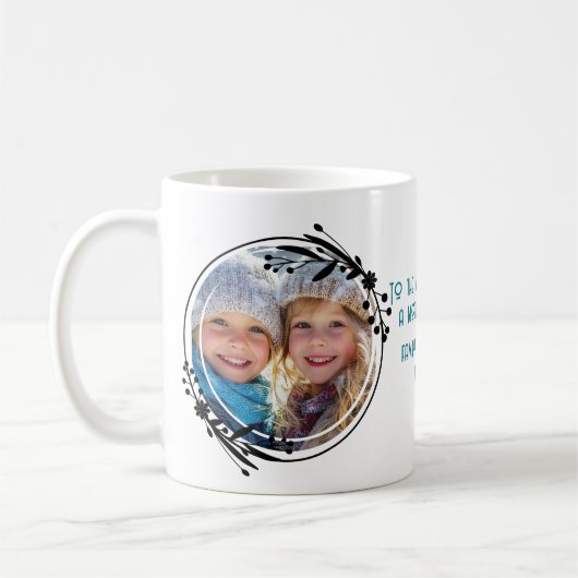 Aangepaste foto Beste moeder en familie moederdag Koffiemok (Links)