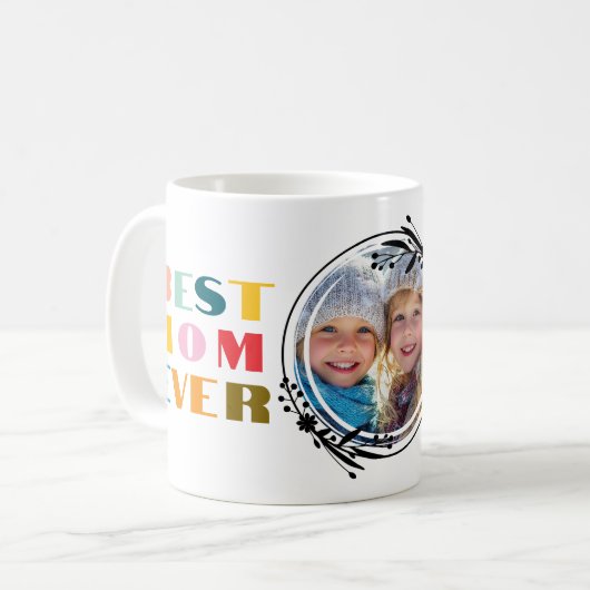 Aangepaste foto Beste moeder ooit moederdag Koffiemok (Voorkant links)