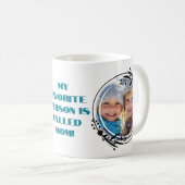 Aangepaste foto Beste moeder ooit moederdag Koffiemok (Voorkant rechts)