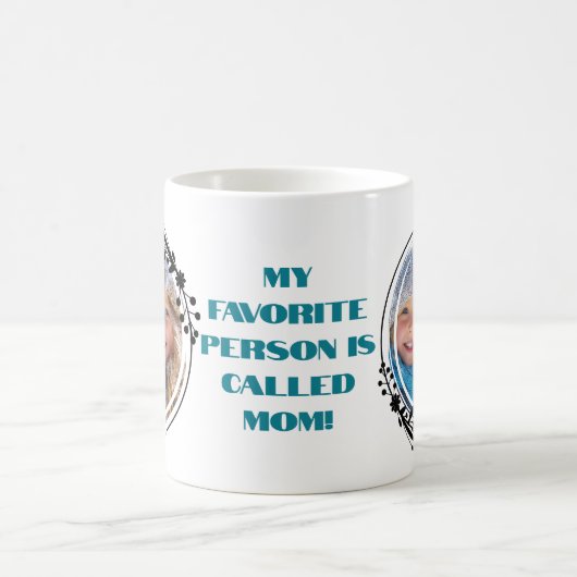 Aangepaste foto Beste moeder ooit moederdag Koffiemok (Center)