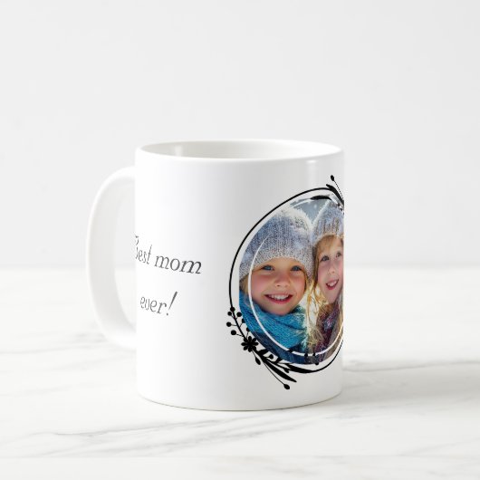 Aangepaste foto Beste moeder ooit moederdag Koffiemok (Voorkant links)