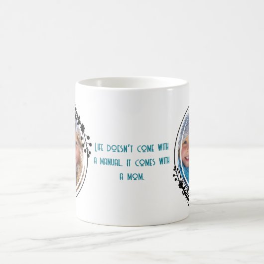 Aangepaste foto Beste moeder ooit moederdag Koffiemok (Center)