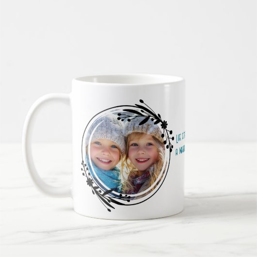 Aangepaste foto Beste moeder ooit moederdag Koffiemok (Links)