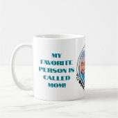 Aangepaste foto Beste moeder ooit moederdag Koffiemok (Links)