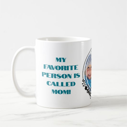 Aangepaste foto Beste moeder ooit moederdag Koffiemok (Links)