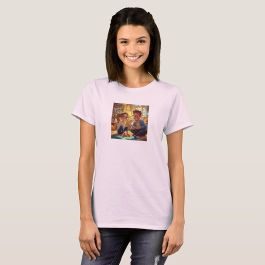 Aangepaste foto Beste moeder ooit | Trendy modern T-shirt (Voorkant volledig)
