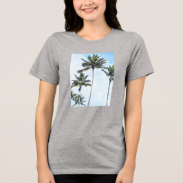 Aangepaste foto Beste moeder ooit (Voeg je eigen f Tri-Blend Shirt