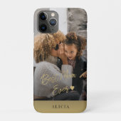 Aangepaste foto beste moeder script naam gepersona Case-Mate iPhone case (Achterkant)