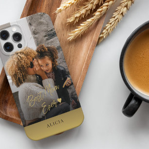 Aangepaste foto beste moeder script naam gepersona Case-Mate iPhone case
