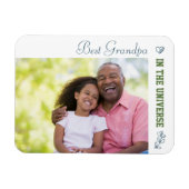 Aangepaste foto - Beste opa in het universum Magneet (Horizontaal)