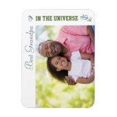 Aangepaste foto - Beste opa in het universum Magneet (Verticaal)