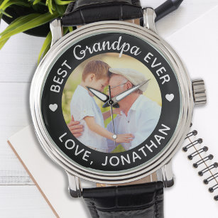 Aangepaste foto beste opa ooit horloge