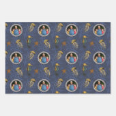 Aangepaste foto Beste opa ooit Zee leven nautisch Inpakpapier Vel (Voorkant 3)