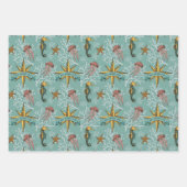 Aangepaste foto Beste opa ooit Zee leven nautisch Inpakpapier Vel (Voorkant)