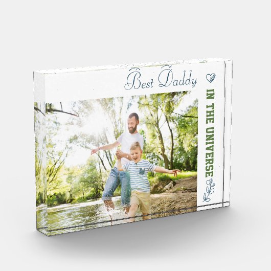 Aangepaste foto - Beste papa in het universum (Links)