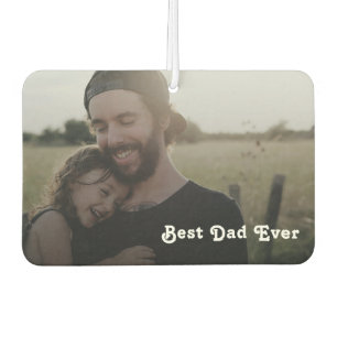 Aangepaste foto Beste papa ooit Auto Luchtverfrisser