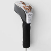 Aangepaste foto Beste papa ooit Golfheadcover (Schuin)